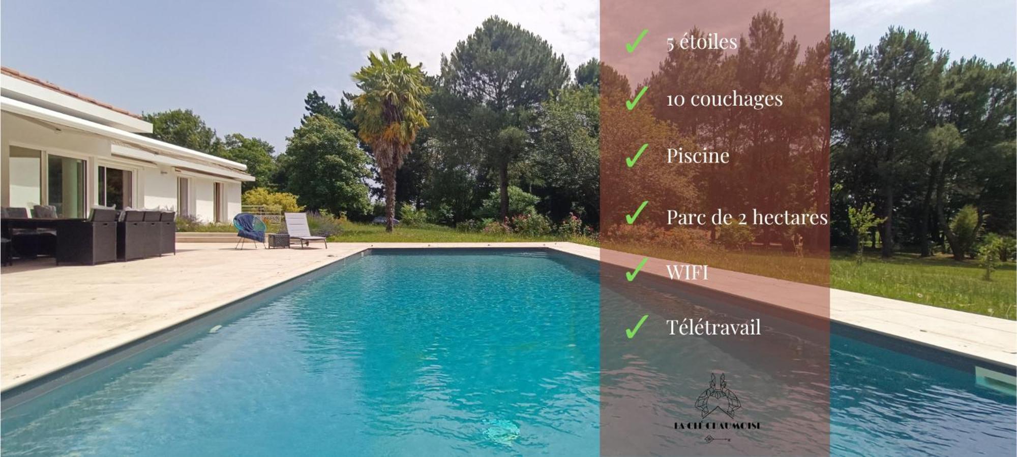Magnifique Villa 5 Etoiles Avec Piscine Privee Parc 2 Ha La Chaize-le-Vicomte Exterior foto